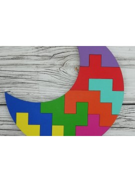 Σετ των 2 Intra απο ξύλο plywood 3mm-4mm πάχος - Εκπαιδευτικό παζλ για παιδιά Δίασταση 30x20 cm INTRAFABR-4618330