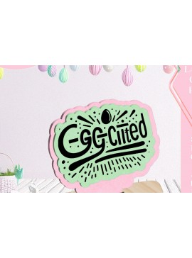 Σετ των 3 Intra απο ξύλο plywood 3mm-4mm πάχος - Egg-Citted Πασχαλινό Στολίδι Laser Cut  Δίασταση 6x6 cm INTRAFABR-116217733