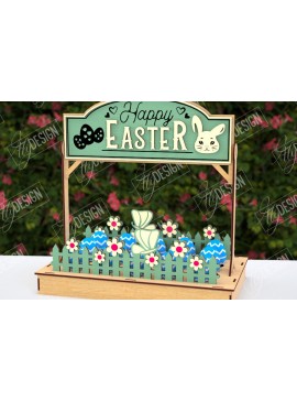 Σετ των 2 Intra απο ξύλο plywood 3mm-4mm πάχος - Αυγοστάσιο Πάσχα | Πασχαλινή Αυγοθήκη|CNC Δίασταση 15x15 cm INTRAFABR-117877452