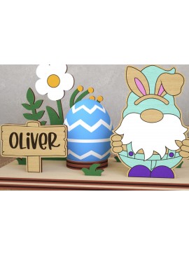 Σετ των 2 Intra απο ξύλο plywood 3mm-4mm πάχος - Αυγοστάσιο για το Πάσχα | Πασχαλινή αυγοθήκη Δίασταση 15x15 cm INTRAFABR-116205469