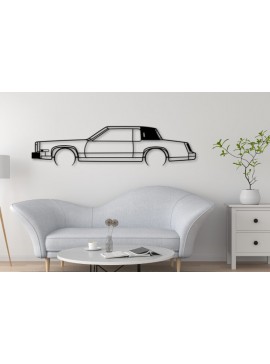 Σετ των 2 Intra απο ξύλο plywood 3mm-4mm πάχος - Eldorado Laser Cut Car Silhouette Dxf Δίασταση 20x20 cm INTRAFABR-112499659