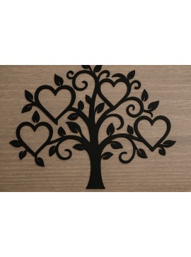 Σετ των 2 Intra απο ξύλο plywood 3mm-4mm πάχος - Κομψό οικογενειακό πλαίσιο  Δίασταση 20x25 cm INTRAFABR-122431665