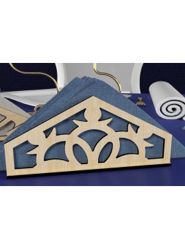 Σετ των 2 Intra απο ξύλο plywood 3mm-4mm πάχος - Κομψή θήκη χαρτοπετσέτας κοπής με λέιζερ 116 Δίασταση 20x20 cm INTRAFABR-118028906