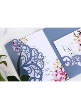 Intra απο ξύλο plywood 3mm-4mm πάχος - Κομψό πρότυπο προσκλητηρίου γάμου Δίασταση 127x178 cm INTRAFABR-32850095