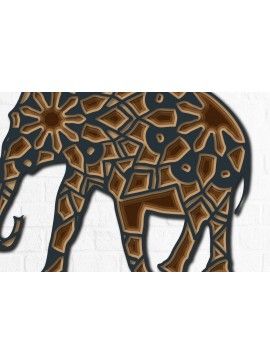 Intra απο ξύλο plywood 3mm-4mm πάχος - Ελέφαντας Πολυστρωματικός Δίασταση 30x20 cm INTRAFABR-19649136