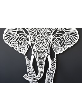 Σετ των 2 Intra απο ξύλο plywood 3mm-4mm πάχος - Πρότυπο κοπής με λέιζερ κοπής χαρτιού ελέφαντα Δίασταση 10x15 cm INTRAFABR-104250325