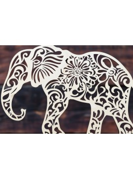 Σετ των 3 Intra απο ξύλο plywood 3mm-4mm πάχος - Πρότυπο κοπής με λέιζερ κοπής χαρτιού ελέφαντα Δίασταση 10x15 cm INTRAFABR-104227112