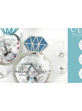 Σετ των 2 Intra απο ξύλο plywood 3mm-4mm πάχος - Θόλος θήκης δαχτυλιδιού αρραβώνων Δίασταση 20x20 cm INTRAFABR-57911521