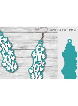 Σετ των 3 Intra απο ξύλο plywood 3mm-4mm πάχος - Απολαύστε Lasercut Earrings  Δίασταση 3x3 cm INTRAFABR-111697962