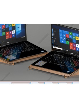 Intra απο ξύλο plywood 3mm-4mm πάχος - Εργονομική βάση Laptop Αρχεία Laser Κομψά Δίασταση 30x20 cm INTRAFABR-95436089