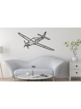 Σετ των 2 Intra απο ξύλο plywood 3mm-4mm πάχος - Evolution Laser Cut Aircraft Silhouette Δίασταση 20x20 cm INTRAFABR-112500214