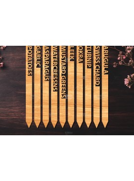 Σετ των 2 Intra απο ξύλο plywood 3mm-4mm πάχος - Extra Wooden Garden Stakes  Δίασταση 20x20 cm INTRAFABR-125320192