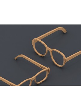 Σετ των 2 Intra απο ξύλο plywood 3mm-4mm πάχος - Λίμες κοπής με λέιζερ γυαλιών, Ξύλινα γυαλιά Δίασταση 30x20 cm INTRAFABR-40246121