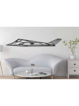 Σετ των 2 Intra απο ξύλο plywood 3mm-4mm πάχος - F-117 Nighthawk Laser Cut Airplane Dxf Δίασταση 20x20 cm INTRAFABR-113059395