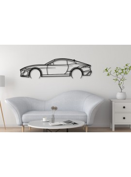 Σετ των 2 Intra απο ξύλο plywood 3mm-4mm πάχος - Σιλουέτα αυτοκινήτου με  τύπου F Dxf  Δίασταση 20x20 cm INTRAFABR-113312822