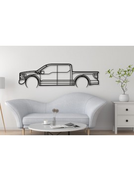 Σετ των 2 Intra απο ξύλο plywood 3mm-4mm πάχος - F150 Laser Cut Car Silhouette Dxf  Δίασταση 20x20 cm INTRAFABR-113059602