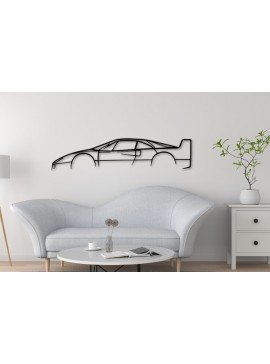 Σετ των 2 Intra απο ξύλο plywood 3mm-4mm πάχος - F40 Πρότυπο αυτοκινήτου κοπής με λέιζερ Dxf  Δίασταση 20x20 cm INTRAFABR-112750622