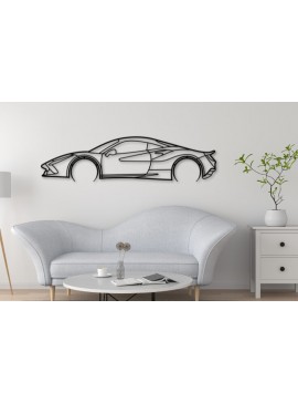 Σετ των 2 Intra απο ξύλο plywood 3mm-4mm πάχος - F8 Tributo Laser Cut Car Silhouette Δίασταση 20x20 cm INTRAFABR-112566941