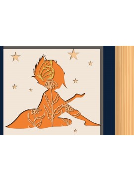 Σετ των 2 Intra απο ξύλο plywood 3mm-4mm πάχος - Fairy Butterfly Wild Floral Shadow Box Δίασταση 25x25 cm INTRAFABR-34893648