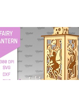 Intra απο ξύλο plywood 3mm-4mm πάχος - Fairy LaserCut. Fairy Design  Δίασταση 30x20 cm INTRAFABR-100296078