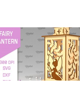 Σετ των 2 Intra απο ξύλο plywood 3mm-4mm πάχος - Fairy LaserCut. Fairy Design  Δίασταση 30x20 cm INTRAFABR-100296113