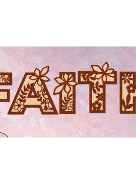 Σετ των 2 Intra απο ξύλο plywood 3mm-4mm πάχος - Faith Layered Wall Panel Δίασταση 6x12 cm INTRAFABR-102808731