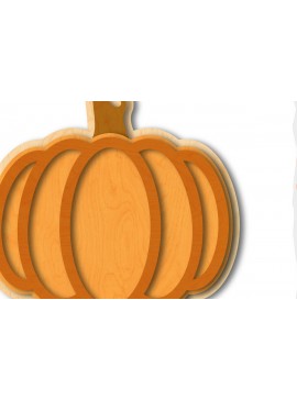 Σετ των 2 Intra απο ξύλο plywood 3mm-4mm πάχος - Fall Door Hanger , Fall Laser Decor Δίασταση 15x15 cm INTRAFABR-15985598