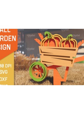Intra απο ξύλο plywood 3mm-4mm πάχος - Fall Garden Stake. Σημάδι πτώσης Δίασταση 30x20 cm INTRAFABR-102603911
