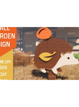 Σετ των 2 Intra απο ξύλο plywood 3mm-4mm πάχος - Fall Garden Stake. Σημάδι πτώσης Δίασταση 30x20 cm INTRAFABR-102603990