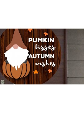 Σετ των 3 Intra απο ξύλο plywood 3mm-4mm πάχος -  με λέιζερ Fall Gnome  Δίασταση 20x20 cm INTRAFABR-39791156