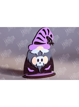 Σετ των 2 Intra απο ξύλο plywood 3mm-4mm πάχος - Fall Gnomes | Φθινοπωρινό σχέδιο |  CNC Δίασταση 15x15 cm INTRAFABR-103932542