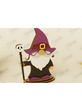 Σετ των 2 Intra απο ξύλο plywood 3mm-4mm πάχος - Fall Gnomes | Halloween Gnomes | CNC Δίασταση 15x15 cm INTRAFABR-105708135