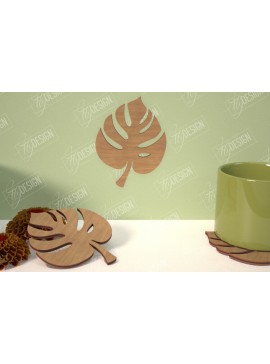 Σετ των 2 Intra απο ξύλο plywood 3mm-4mm πάχος - Φθινοπωρινό φύλλο | Φθινοπωρινά Σύμβολα | Φθινοπωρινή σεζόν Δίασταση 30x20 cm INTRAFABR-103509899