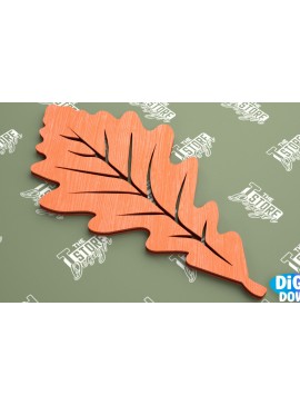 Intra απο ξύλο plywood 3mm-4mm πάχος - Φθινοπωρινό φύλλο | Φθινοπωρινά Σύμβολα | Φθινοπωρινή σεζόν Δίασταση 30x20 cm INTRAFABR-103451844
