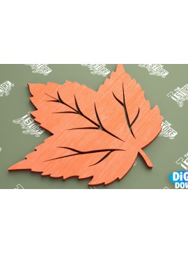 Intra απο ξύλο plywood 3mm-4mm πάχος - Φθινοπωρινό φύλλο | Φθινοπωρινά Σύμβολα | Φθινοπωρινή σεζόν Δίασταση 30x20 cm INTRAFABR-103451868