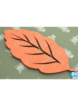 Intra απο ξύλο plywood 3mm-4mm πάχος - Φθινοπωρινό φύλλο | Φθινοπωρινά Σύμβολα | Φθινοπωρινή σεζόν Δίασταση 30x20 cm INTRAFABR-103451881