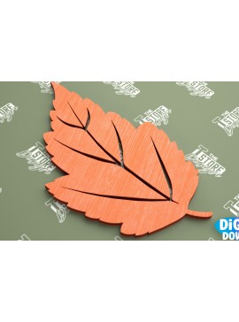 Intra απο ξύλο plywood 3mm-4mm πάχος - Φθινοπωρινό φύλλο | Φθινοπωρινά Σύμβολα | Φθινοπωρινή σεζόν Δίασταση 30x20 cm INTRAFABR-103451888
