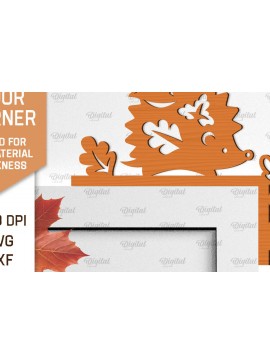 Σετ των 2 Intra απο ξύλο plywood 3mm-4mm πάχος - Φθινοπωρινή Ξύλινη Πόρτα Γωνιακή Κοπή Laser Δίασταση 30x20 cm INTRAFABR-99641912