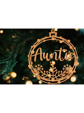 Σετ των 3 Intra απο ξύλο plywood 3mm-4mm πάχος - Οικογενειακή Χριστουγεννιάτικη Διακόσμηση Laser Cut  Δίασταση 20x20 cm INTRAFABR-107178787