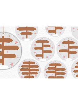 Σετ των 2 Intra απο ξύλο plywood 3mm-4mm πάχος - Οικογενειακό Χριστουγεννιάτικο Στολίδι Png, Βόρειος Πόλος Δίασταση 20x25 cm INTRAFABR-109876282