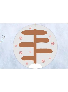 Σετ των 2 Intra απο ξύλο plywood 3mm-4mm πάχος - Οικογενειακό Χριστουγεννιάτικο Στολίδι Png  Δίασταση 20x25 cm INTRAFABR-109874818