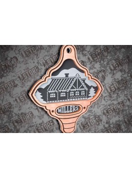 Σετ των 3 Intra απο ξύλο plywood 3mm-4mm πάχος - Οικογενειακά Διακοσμητικά Σχέδιο  Cut Laser Δίασταση 6x6 cm INTRAFABR-79660552