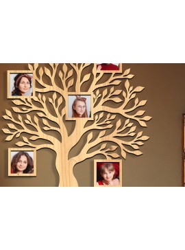 Σετ των 2 Intra απο ξύλο plywood 3mm-4mm πάχος - Οικογενειακό δέντρο Κορνίζα φωτογραφιών  Δίασταση 20x25 cm INTRAFABR-119465326