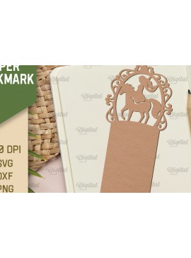 Σετ των 2 Intra απο ξύλο plywood 3mm-4mm πάχος - Χαρτί φαντασίας σελιδοδείκτης Χαρτί κοπής Δίασταση 5x20 cm INTRAFABR-91350994