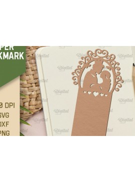 Σετ των 2 Intra απο ξύλο plywood 3mm-4mm πάχος - Χαρτί φαντασίας σελιδοδείκτης Χαρτί κοπής Δίασταση 5x20 cm INTRAFABR-91350654