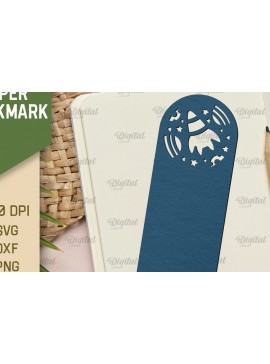 Σετ των 2 Intra απο ξύλο plywood 3mm-4mm πάχος - Χαρτί φαντασίας σελιδοδείκτης Χαρτί κοπής Δίασταση 5x20 cm INTRAFABR-91350689