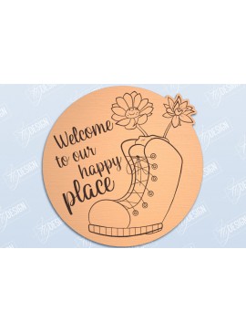 Σετ των 2 Intra απο ξύλο plywood 3mm-4mm πάχος - Διακόσμηση αγροικίας | Πινακίδα αγροικίας Δίασταση 30x20 cm INTRAFABR-102959966