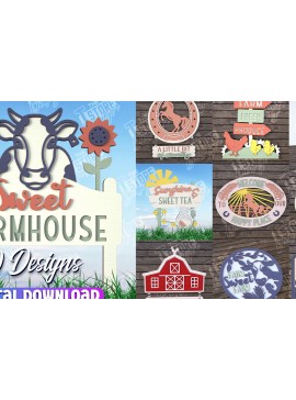 Intra απο ξύλο plywood 3mm-4mm πάχος - Πακέτο κοπής λέιζερ διακόσμησης αγροικίας | CNC Δίασταση 30x20 cm INTRAFABR-102526911