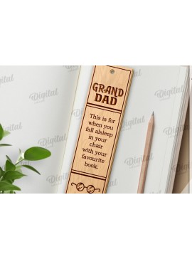 Σετ των 2 Intra απο ξύλο plywood 3mm-4mm πάχος - Απο σελιδοδείκτης για την Ημέρα του Πατέρα Δίασταση 5x20 cm INTRAFABR-121119569