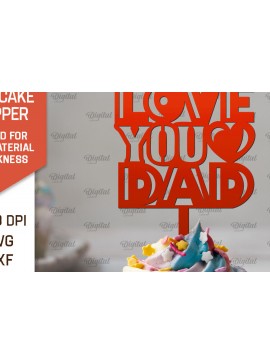 Intra απο ξύλο plywood 3mm-4mm πάχος - Τούρτα για την Ημέρα του Πατέρα  Δίασταση 30x20 cm INTRAFABR-96137195